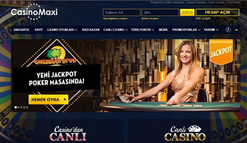 casinomaxi poker bonuslari nasil
