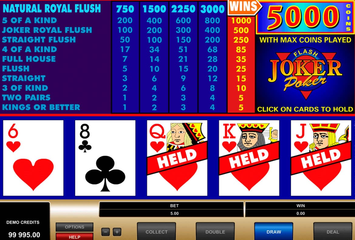 video poker nasil oynanir