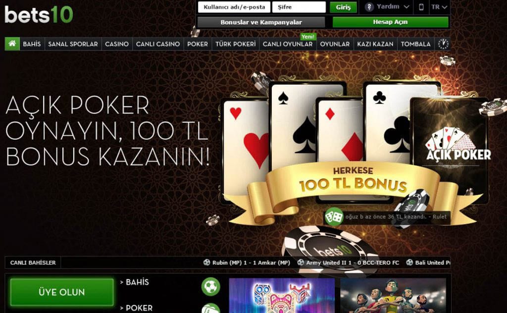 bets10 poker avantajlari nelerdir